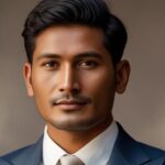 create nepali man with western look